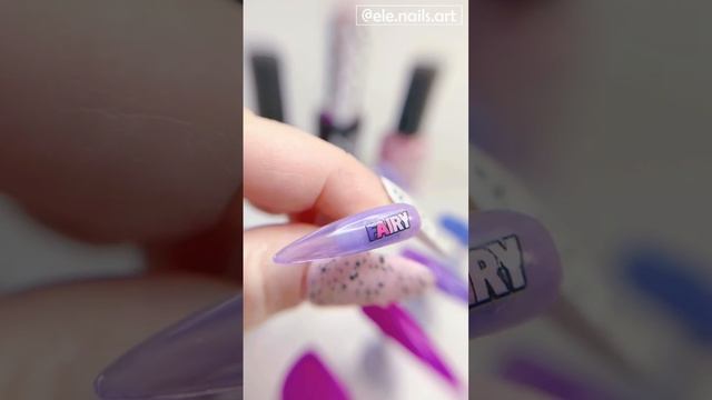 Накладные ногти в сиреневых тонах #гельлак #дизайнногтей #накладныеногти #ногти #типсы #покупки смотреть онлайн