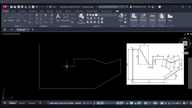 AutoCAD 2d Drafting And Annotations | Design of 2d Figure #autocad #2danimation смотреть онлайн
