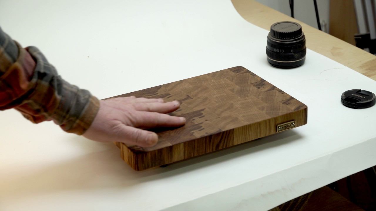Raised grain of the end grain cutting board смотреть онлайн