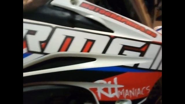 Оклейка мотоцикла KAYO T4 Enduro смотреть онлайн