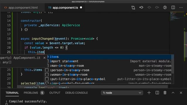 Autocomplete - Tuto Ionic / Angular смотреть онлайн