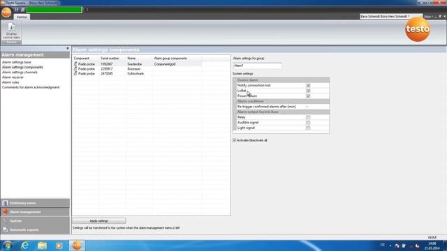 How to - testo Saveris - Setting Component Alarms смотреть онлайн