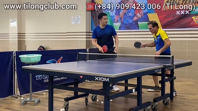 Ti Long fixes Forehand & Backhand Topspin Against BackSpin technique errors for Israeli students смотреть онлайн