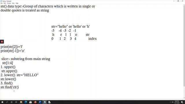 Python String functions смотреть онлайн