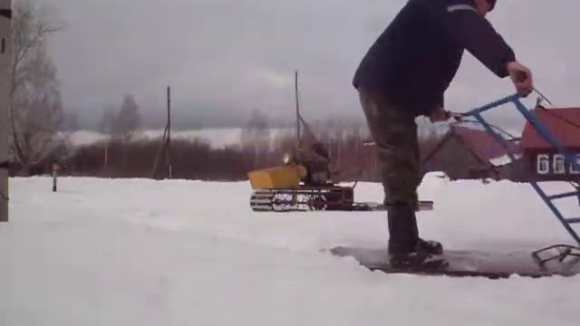 мотобуксировщик самоделка 380 смотреть онлайн