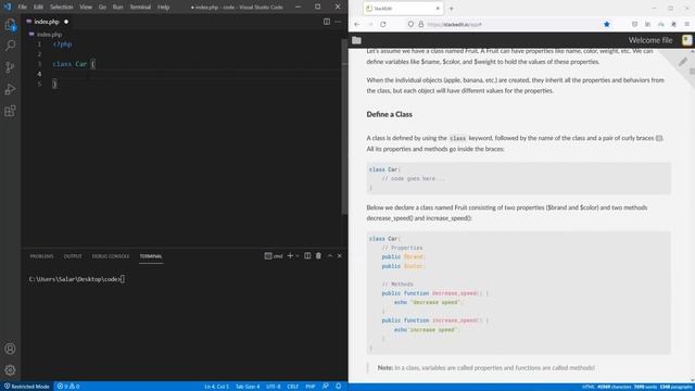 آموزش شی گرایی در php - Classes and Objects смотреть онлайн