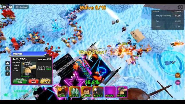 All Star Tower Defense: Tui giúp bạn fan đi raid Marine HQ смотреть онлайн