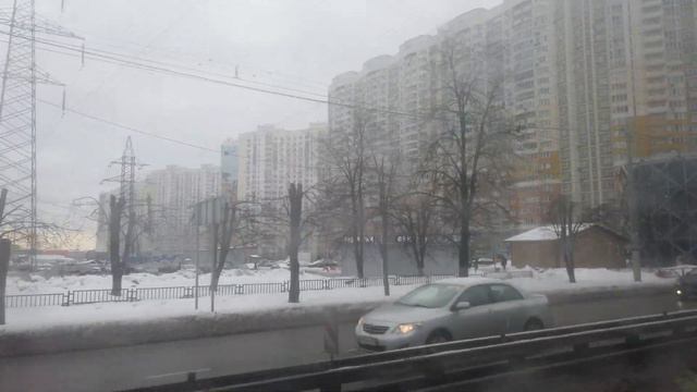 1 маршрут троллейбуса. 01.02.2021 год. Химки. смотреть онлайн