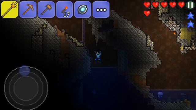 LP. BW. Terraria Phone 1.2.4 #4 (Паучье гнездо и бумеранг) смотреть онлайн