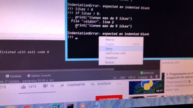 SOLUCIÓN: Python IndentationError: expected an indented block смотреть онлайн