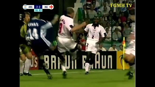Argentina 2 (4) × 2 (3) England | 1998 World Cup Extended Highlights & Goals + Penalties HD смотреть онлайн