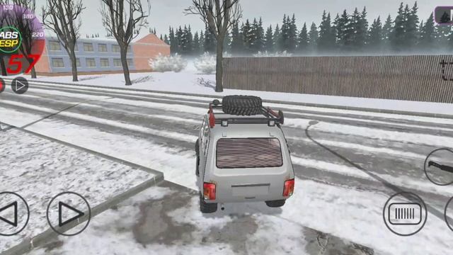 дрифт на скользкой дороге !!!