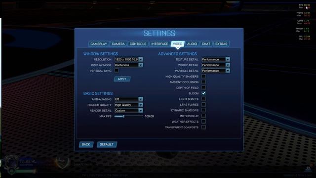 COMO TIRAR INPUT LAG DO ROCKET LEAGUE