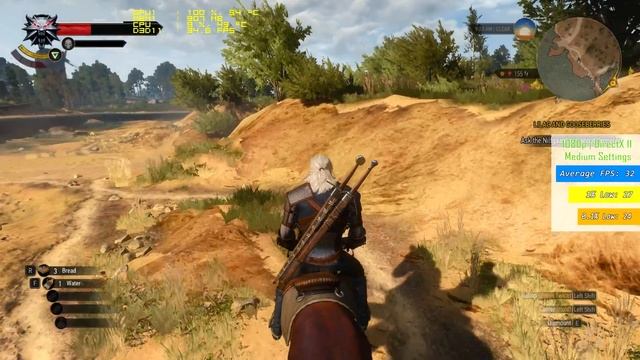 Radeon RX 550 vs The Witcher 3 @1080p (i7-4790K) смотреть онлайн
