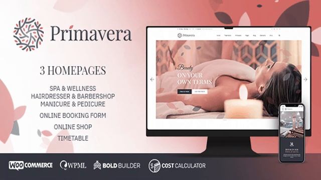 Primavera - Beauty Salon, Hairdresser & Spa WordPress Theme | Themeforest Website Templates and смотреть онлайн