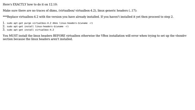 Ubuntu: VirtualBox '/etc/init.d/vboxdrv setup' issue смотреть онлайн