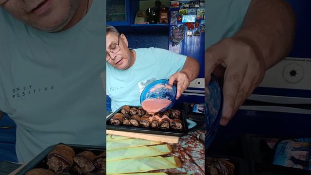 Закуска Рулетики из Баклажанов🍆. смотреть онлайн