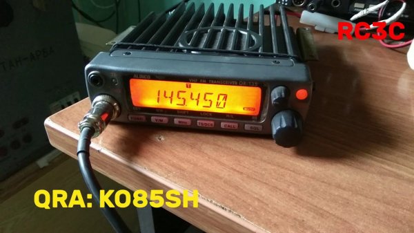 RW3DKE и UA3ARF на 145.450 МГц FM