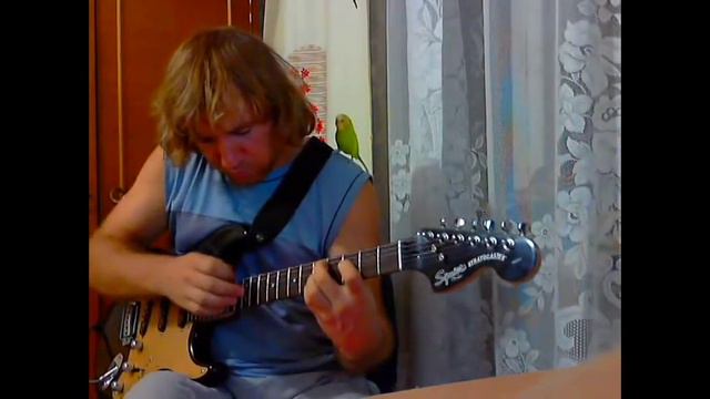 Fender Squier Fat Strat (Black&Chrome) Boss GT-10 смотреть онлайн