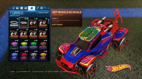 Rocket League®Showcase Every Rare DLC Item Code In Rocket League!!!