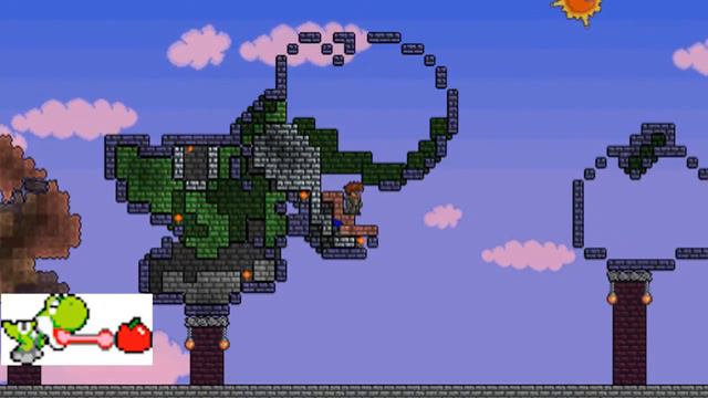 Terraria pixel art - Yoshi & how to смотреть онлайн