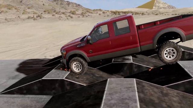 Extreme and Realistic Ford F350 Superduty Suspension Test смотреть онлайн