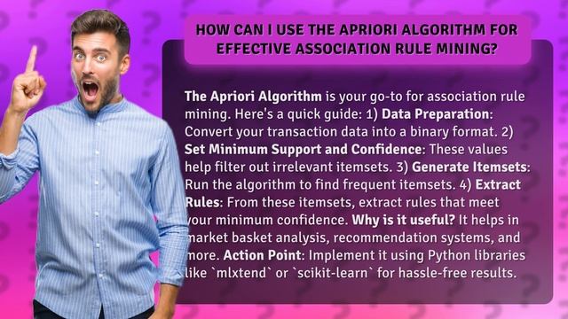 How Can I Use the Apriori Algorithm for Effective Association Rule Mining? смотреть онлайн