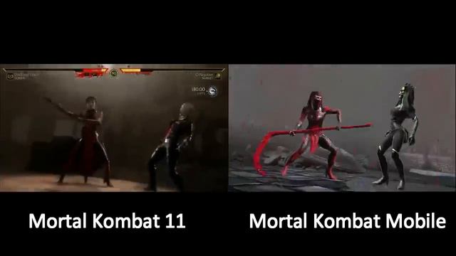 Mortal Kombat 11 vs Mortal Kombat Mobile (Fatal Blows) смотреть онлайн