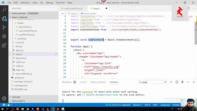 Reactjs Hooks: {useContext} feature, React Hooks - Part 4 смотреть онлайн