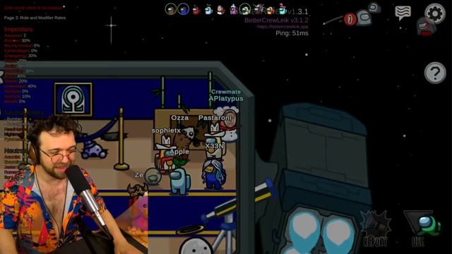 THIS NEW ROLE LETS ME AVENGE MY LOVER?! | Among Us NEW Stellar Roles Mod смотреть онлайн