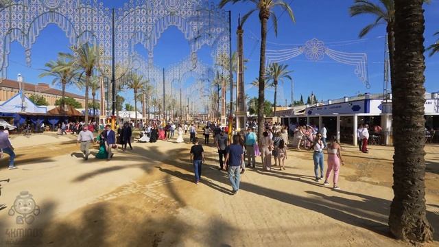 FERIA DE JEREZ 2023 | Día | 4K UHD Walking Virtual Tour Spain 2023 смотреть онлайн