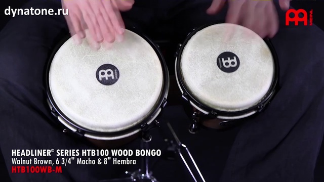 Бонги MEINL HTB100WB M | Демонстрация звучания. Как играть на бонгах.