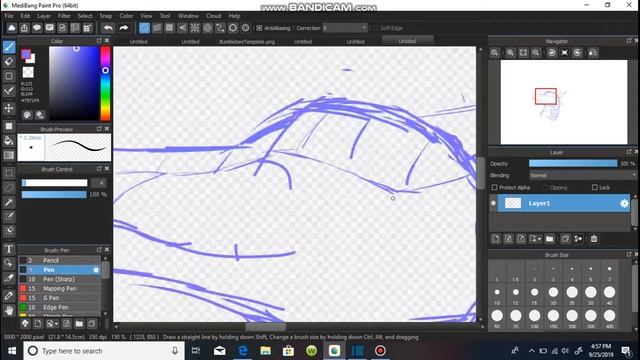 Dragon Sketch Speedpaint (software test) смотреть онлайн