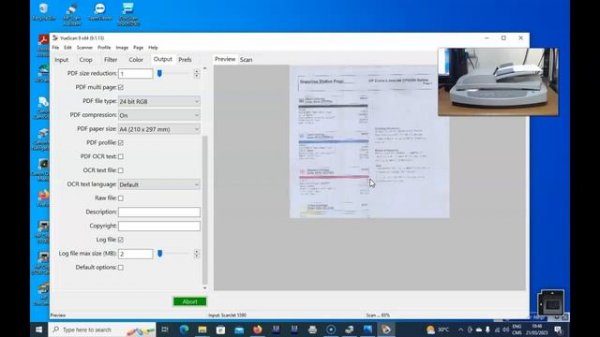 SCANNER HP SCANJET 5590 SETTING DUPLEX COLOR -PAMA GOBER-TOKPED