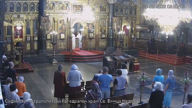 Катедрален храм Св. Неделя, 28.08.2022 г. † 11 Неделя след Петдесетница. Златоустова света Литургия смотреть онлайн