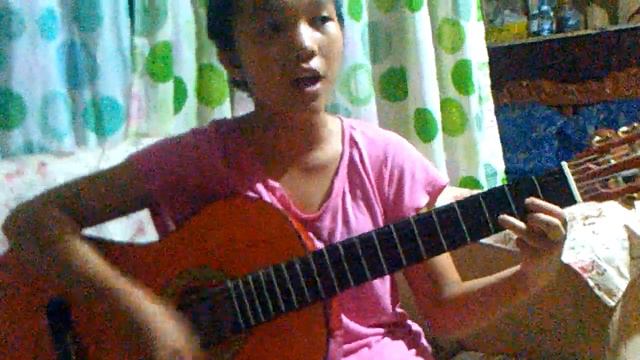 Ate Val on guitar смотреть онлайн