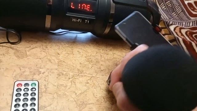 Подключение мини микшера из Китая Ek к блютуз колонке. смотреть онлайн