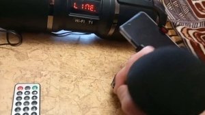 Подключение мини микшера из Китая Ek к блютуз колонке.