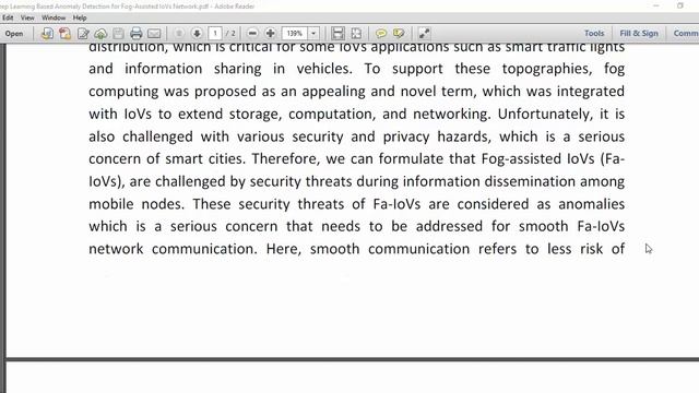 Deep Learning Based Anomaly Detection for Fog Assisted IoVs Network смотреть онлайн