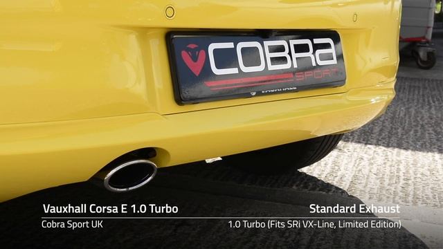 Vauxhall Corsa E 1.0 Litre Turbo Venom Rear Performance Exhaust by Cobra Sport смотреть онлайн