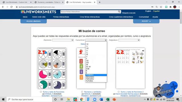 Fichas Interactivas LIVEWORKSHEETS. Facilita el trabajo al maestro. смотреть онлайн