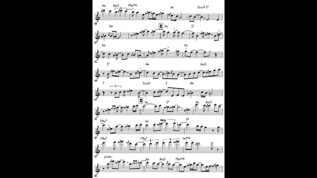 Kirk Whalum [MY ALL] [tenor Sax Transcription]