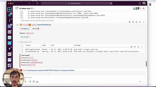 We put it to the test: ChatGPT is wired to Kubernetes and quizzed about alerts. смотреть онлайн