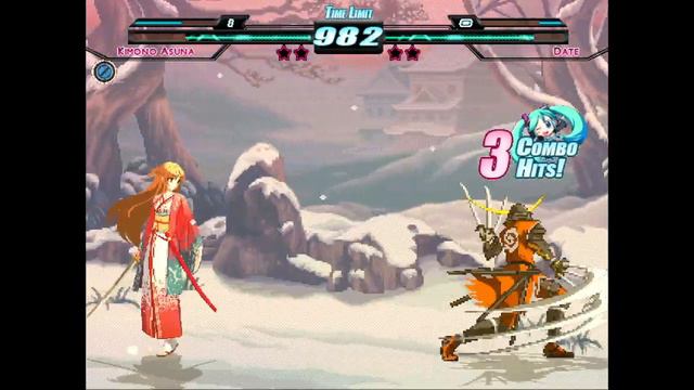 M.U.G.E.N. Aimless Battles - Kimono Asuna Yuuki (me) vs. Date Masamune (Nexus Games) смотреть онлайн