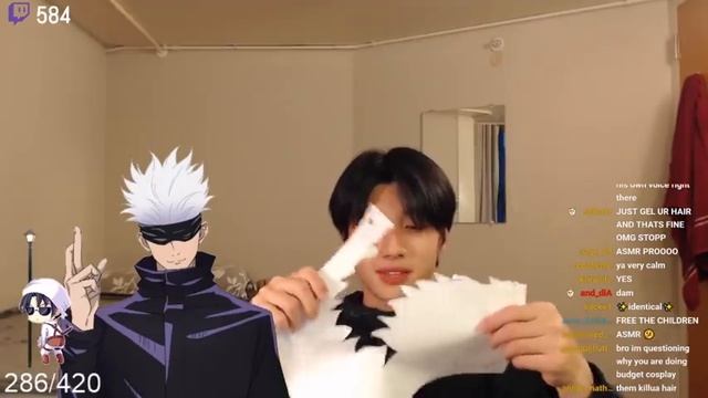 GOJO SATORU Cosplay but it’s on a slight budget... смотреть онлайн