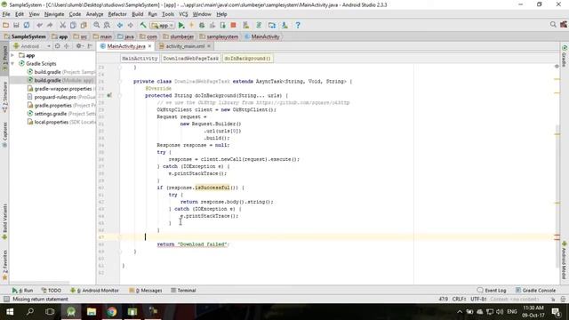 Android Studio - Asynctask Class смотреть онлайн