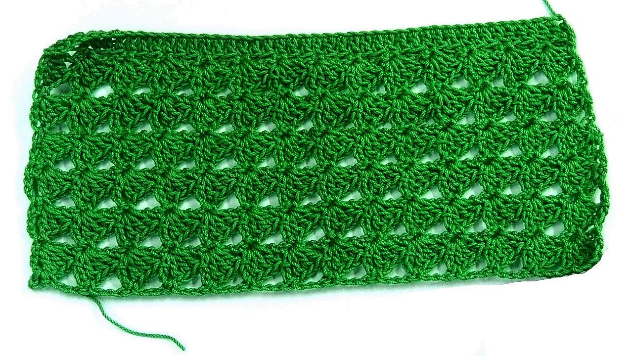 Летний рельефный узор крючком в два ряда. Вязание для начинающих..mp4 смотреть онлайн