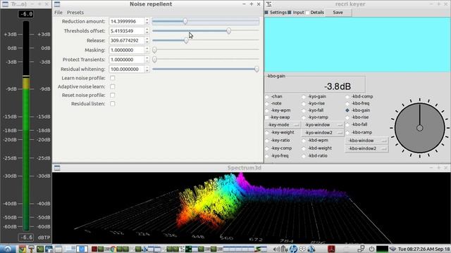 HAM RADIO - How to reduce the HF RX Background static with an LV2 plugin called "Noise-repellent" смотреть онлайн