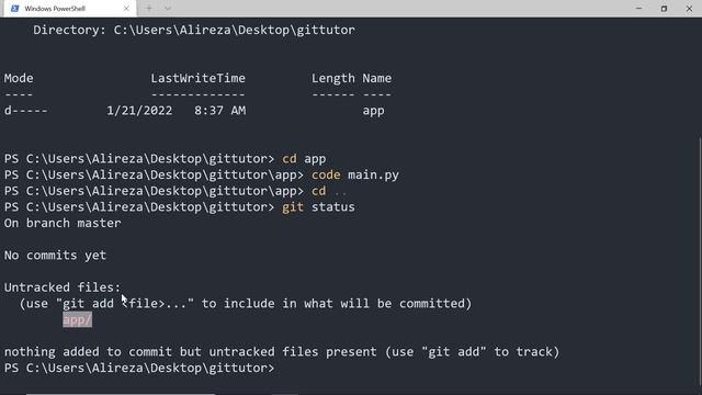 دوره آموزشی گیت | دستور git status | جلسه چهار смотреть онлайн