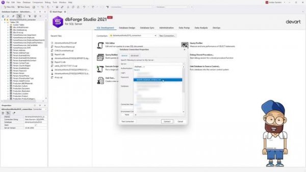 How to Connect to SQL Server Database in dbForge Studio for SQL Server